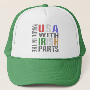 Made in USA Irish Parts Trucker Hat