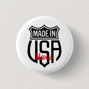 Made in USA Sign Thunder_Cove 1 Inch Round Button