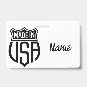 Made in USA Sign Thunder_Cove Badge