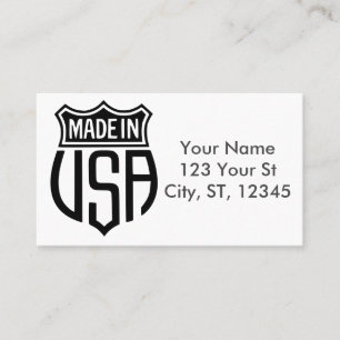Made in USA Sign Thunder_Cove Business Card
