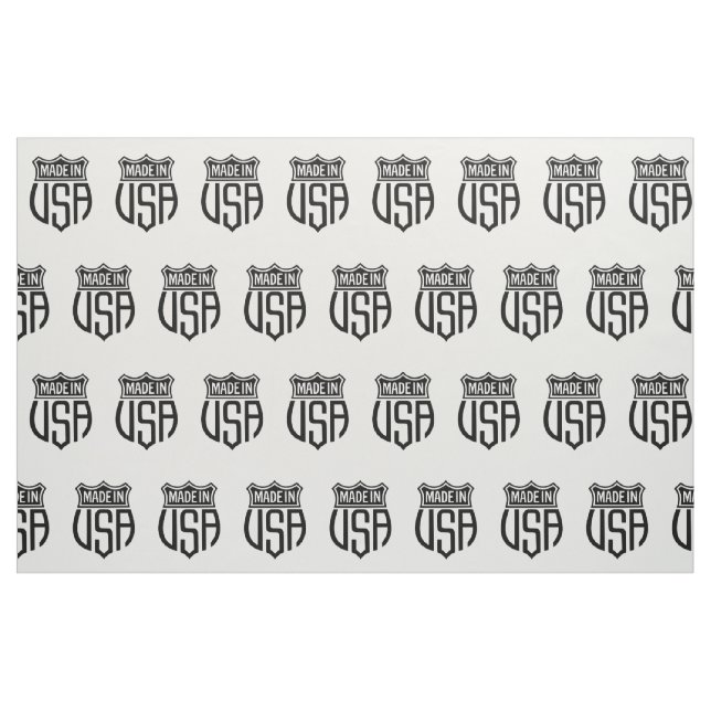 Made in USA Sign Thunder_Cove  Fabric (Fat Quarter)