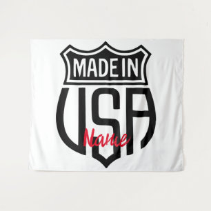 Made in USA Sign Thunder_Cove Tapestry