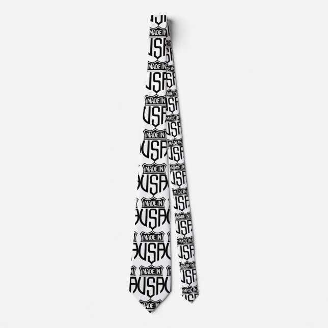 Made in USA Sign Thunder_Cove  Tie (Front)