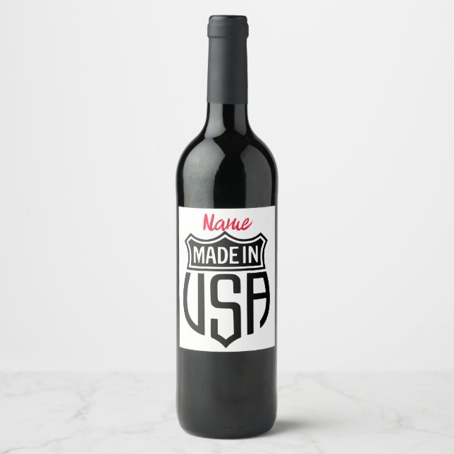 Made in USA Sign Thunder_Cove Wine Label (Front)