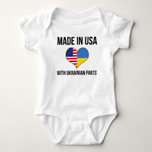 Made In USA With Ukrainian Parts Baby Bodysuit