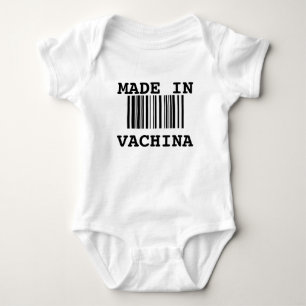 "Made in VACHINA" Baby Bodysuit