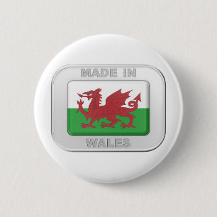 Made in Wales 2 Inch Round Button