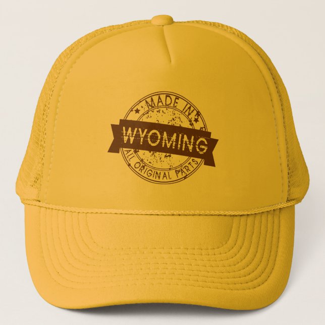 Made in Wyoming Trucker Hat (Front)