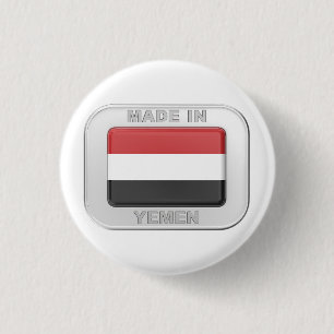 Made in Yemen 1 Inch Round Button