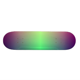 Made iridescent skateboard