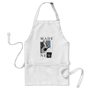 Made New 2 Corinthians 5:17 Brutalist Dove Baptism Standard Apron