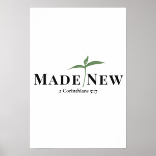 Made New Christian Wall Art   2 Corinthians 5:17