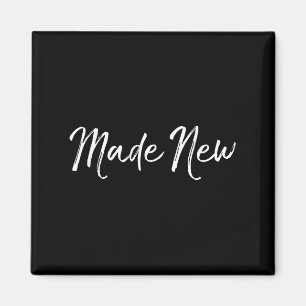 Made New Salvation Quote Faith Christian Baptism  Magnet