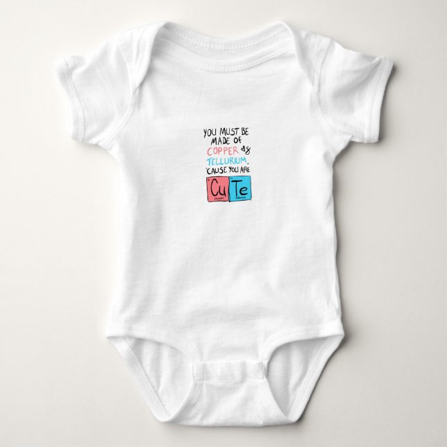Made of Cooper Cute Baby Bodysuit (Front)
