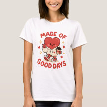 Made of Good Days – Cute Kawaii Heart Coffee Desig