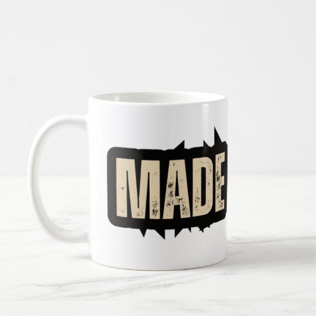 Made of Love Coffee Mug (Left)