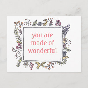 Made of Wonderful - Postcard - Sweet Reminder