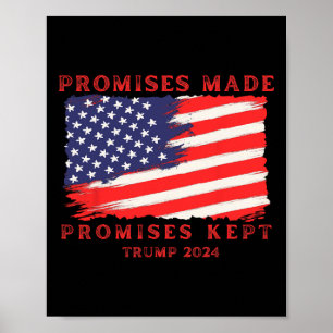 Made Promises Kept Vote Trump 2024 Poster