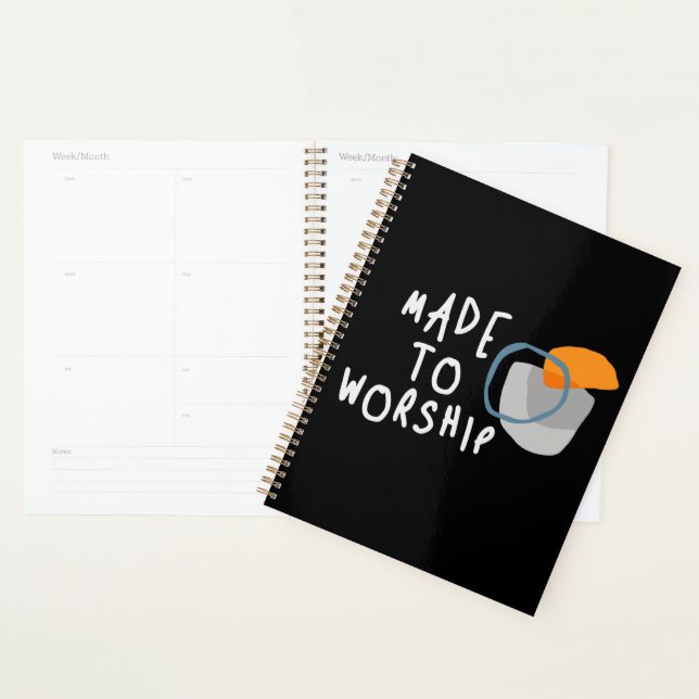 Made to Worship - Inspiring Christian Quote Planner (Display)