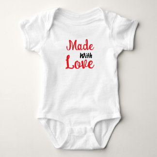 Made with love baby bodysuit