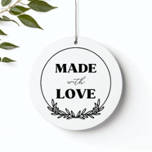Made With Love Botanical Circle Heart Product
