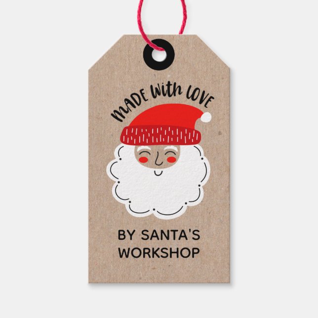 Made with love Christmas Gift Tag (Front)