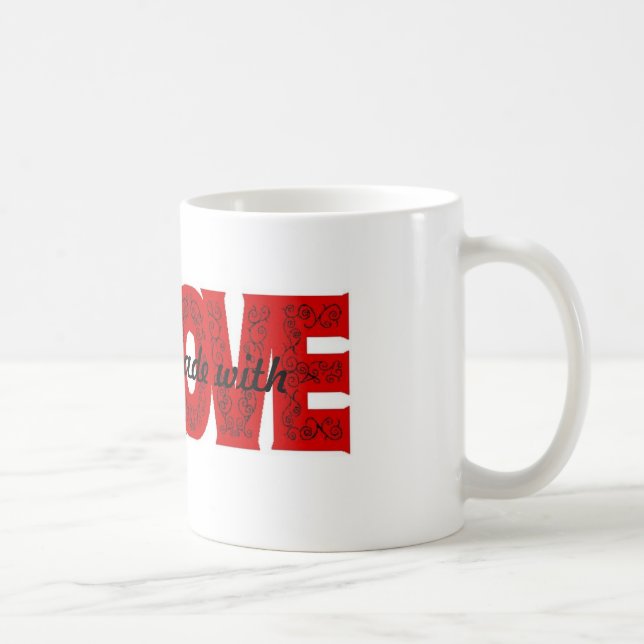 Made With Love Coffee Mug (Right)