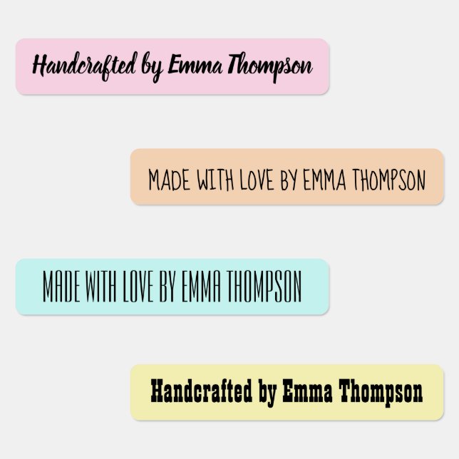 Made With Love Colour Personalized Name (Group)