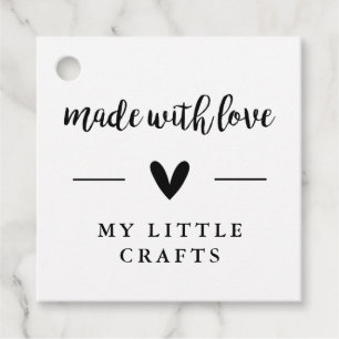 Made With Love, Crafting Business Favour Tags