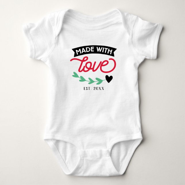 Made with Love Custom Bodysuit (Front)