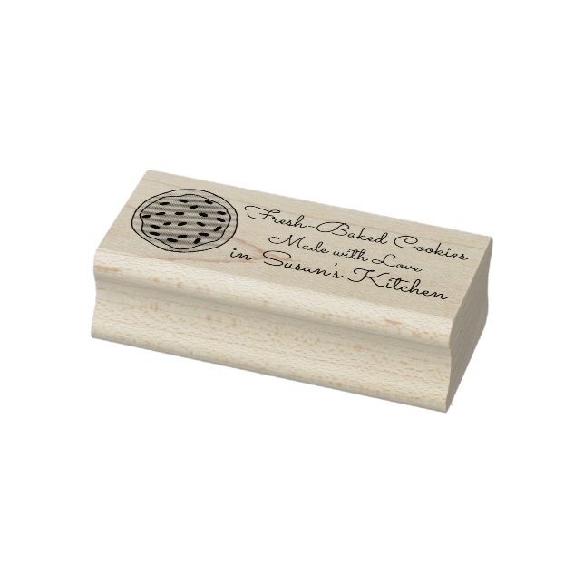 Made with Love Fresh Baked Sugar Cookie Sprinkles Rubber Stamp (Stamp)