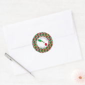 Made With Love From ST KITTS NEVIS FLAG Kittitian Classic Round Sticker (Envelope)