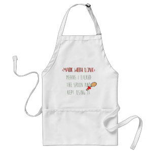 Made With Love funny saying Standard Apron