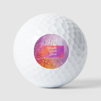 Made With Love Golf Ball