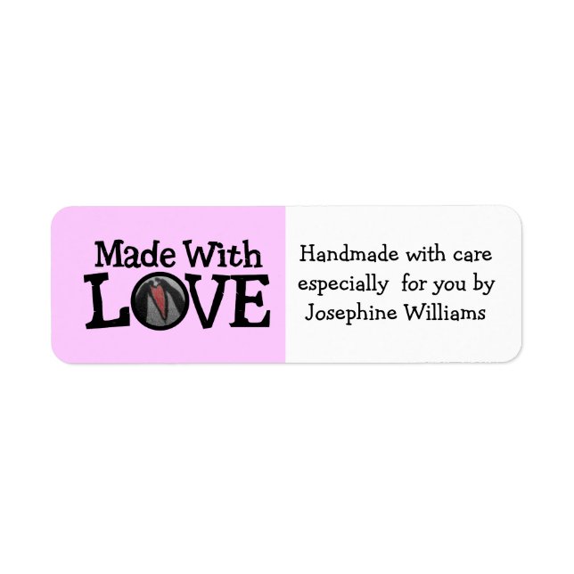 Made with Love - Handmade Gift Tag (Front)