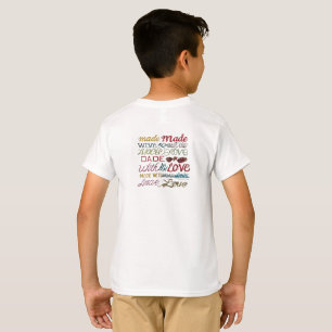 MADE WITH LOVE – Heartfelt Design T-Shirt