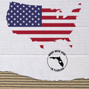 Made With Love in Florida, Small Business,    Rubber Stamp