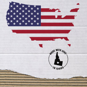 Made With Love in Idaho, Small Business,  Rubber Stamp