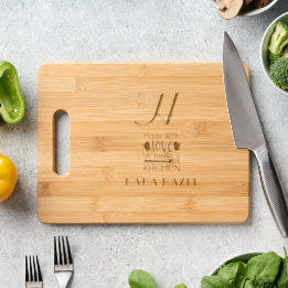 Made with Love in Nana's Kitchen Engraved Cutting Board