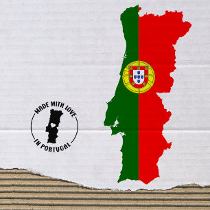Made With Love in Portugal, Small Business, Rubber Stamp