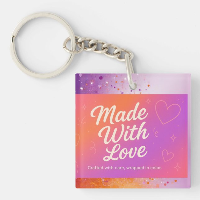 Made With Love Keychain (Front)