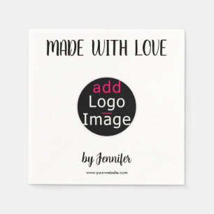 Made With Love Modern Professional Customizable Napkin