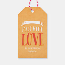 Made with Love Personalized Gift Tags