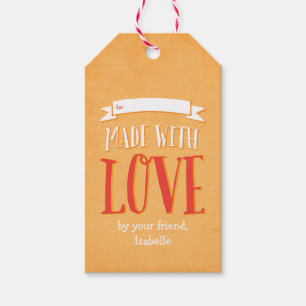 Made with Love Personalized Gift Tags