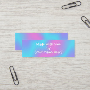 Made With Love Personalized Mini Business Card