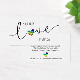 Made With Love 🌈 Rainbow Hang Tags