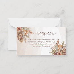 made with love recipe insert card