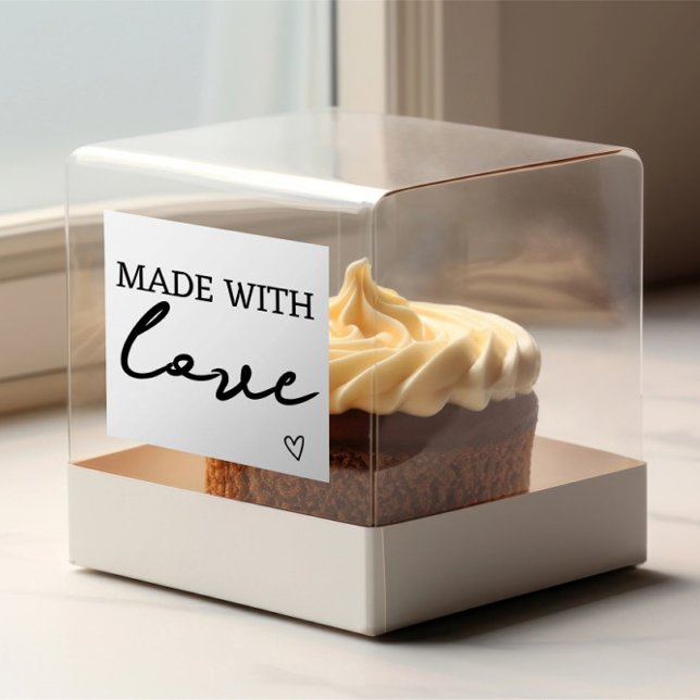 Made with love  rubber stamp (Made with love rubber stamp from Ricaso. Great for business and personal use. Easy to use stamps. )