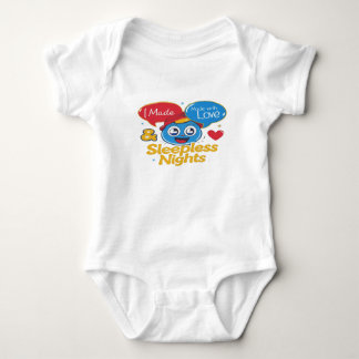 Made with Love & Sleepless Nights Baby Bodysuit