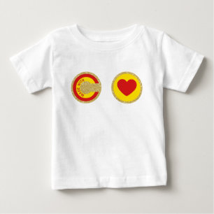 Made with Love (Spiritual Symbolism) (© Mira) Baby T-Shirt